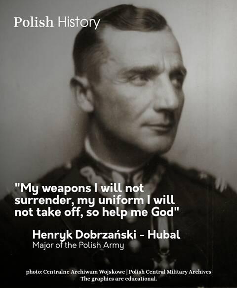 the Polish Army Major Henryk Dobrzański-Hubal