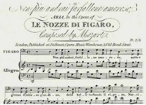 Mozart's Marriage of Figaro premieres in Vienna 