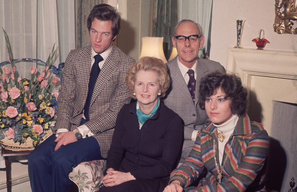 Margaret Thatcher and husband