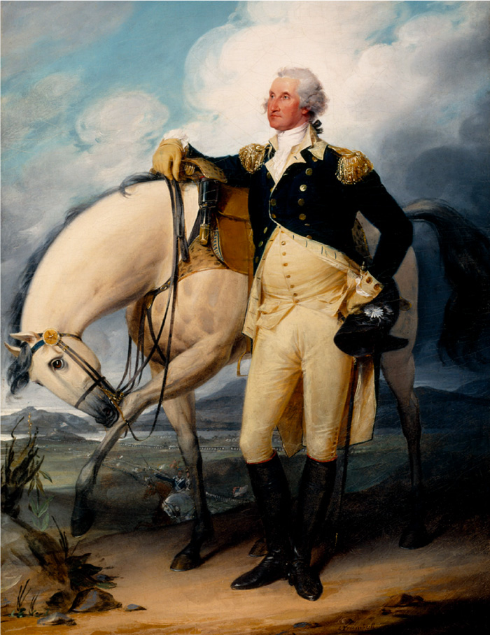 Washington at Verplanck’s Point, by John Trumbull, 1790